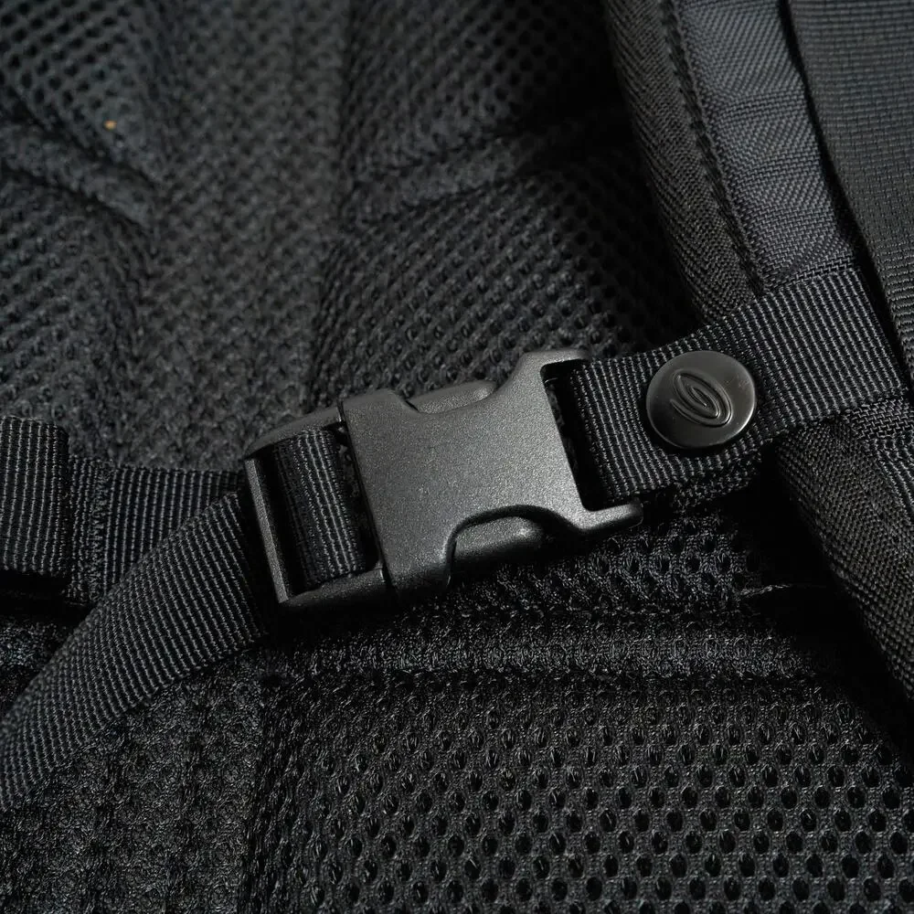 Timbuk2 Spire Laptop Backpack Black Roll Top Commuter Cycling Expandable